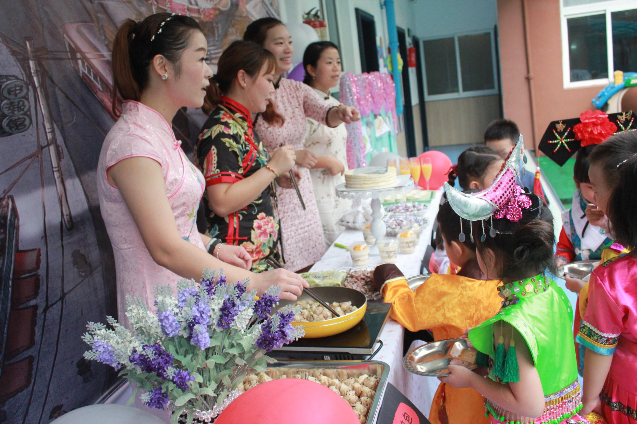 温州市第一幼儿园 迎“国庆” 举行美食嘉年华活动